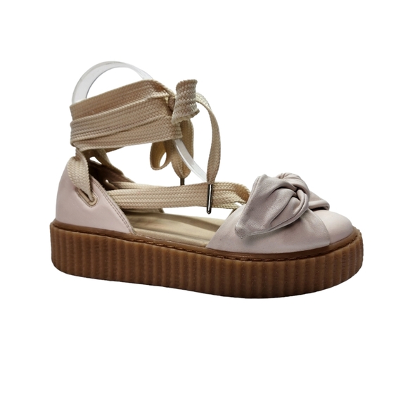 Fenty by Puma Bow Creeper Sandals, Oatmeal, 7 - Picture 3 of 12